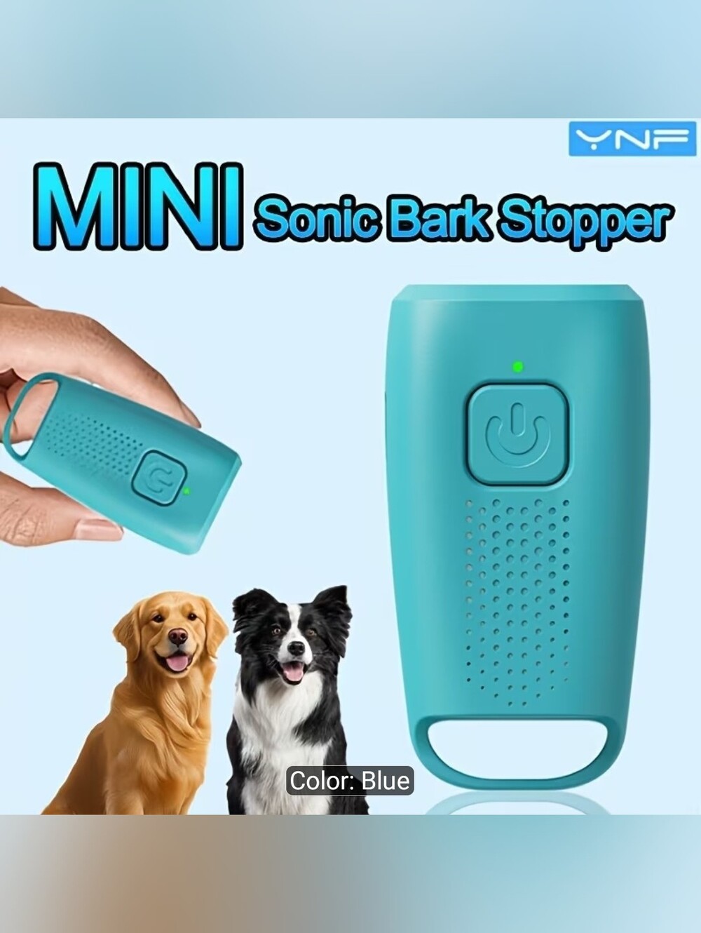 Mini Sonic Bark Stopper - Blue